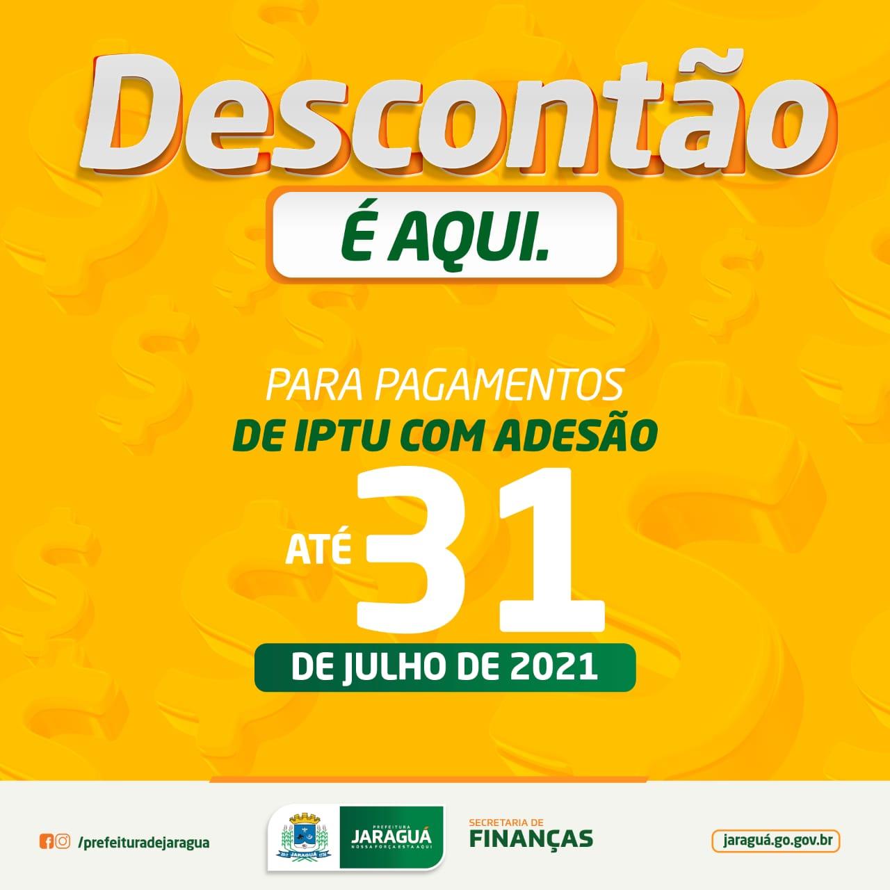 IPTU. Prefeitura Municipal de Jaraguá