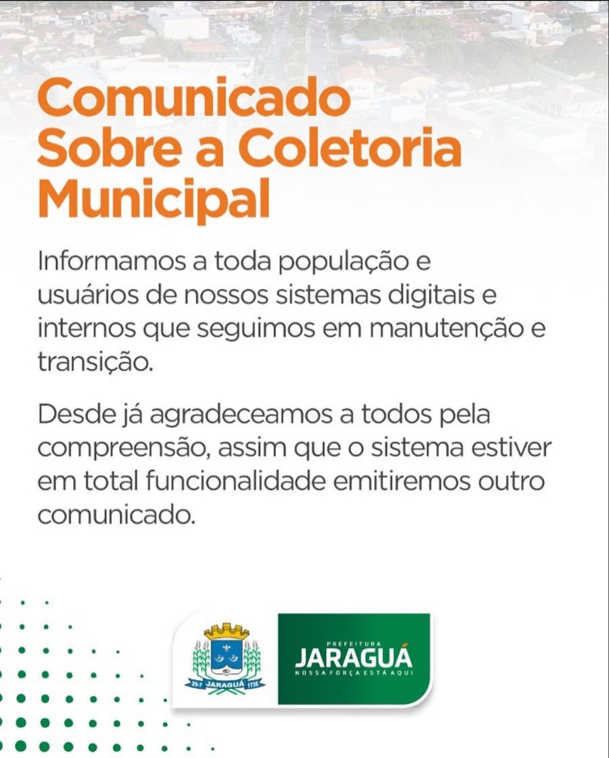 COMUNICADOS - Sistema Integrado Municipal