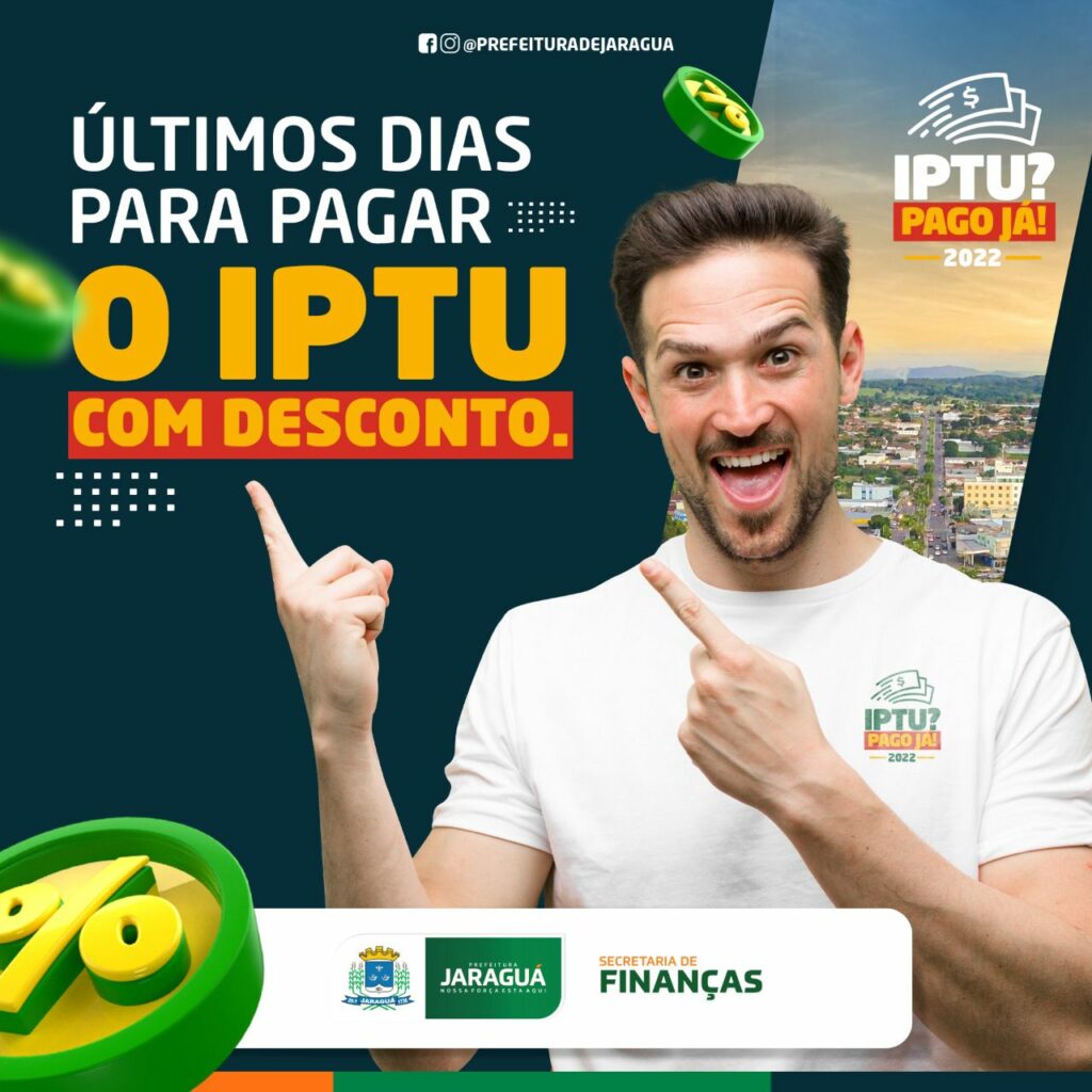 IPTU 2022. Prefeitura Municipal de Jaraguá