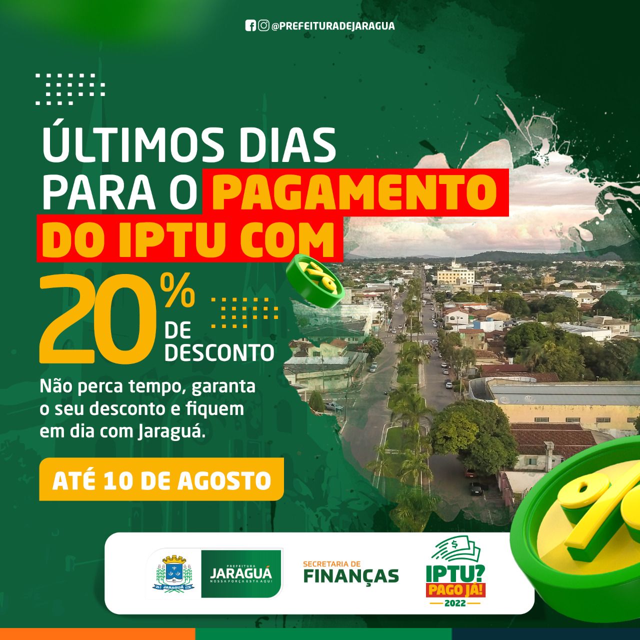 IPTU 2022! Prefeitura Municipal de Jaraguá